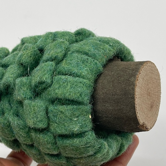 Mini Christmas Tree Tabletop Decor DIY Crafts Faux Holiday Decorative LED Lights - Picture 9 of 11